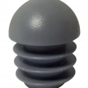 Zaślepka półkolista okrągła fi 60 szara 5 szt. Tani